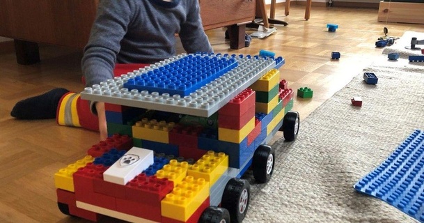 Lego duplo compatibile ruota rullo cuscinetto jens83 Scarica gratuito stl modello printablescom 3d Modelli giocattoli Giochi all'aperto mattone duplocar doppia 3d print model - Mito3D