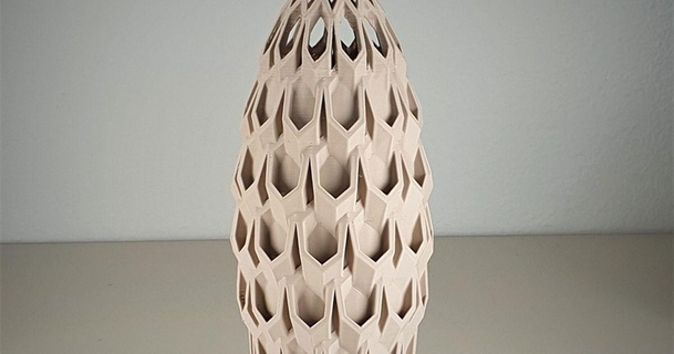 ananas vase 3dprintbunny Télécharger libre stl modèle imprimablescom 3d modèles Ménage décor art cadeau hexagone 3d print model - Mito3D
