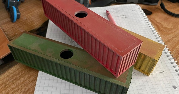 1 64 ölçek 40ft Nakliye konteyner depolama Uyandırmak indir Bedava stl model printablescom 3d modeller oyuncaklar oyunlar yazı tahtası Gaslands gaslands yakıt ikmali yapıldı Sıcak tekerlekler kibrit kutusu 3d print model - Mito3D