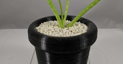 pequeno plantador tango criações baixar livre stl modelo printablescom 3d modelos casa ar jardim Plantas interno IndoorPlanter vaso plantas interior plantar 3d print model - Mito3D