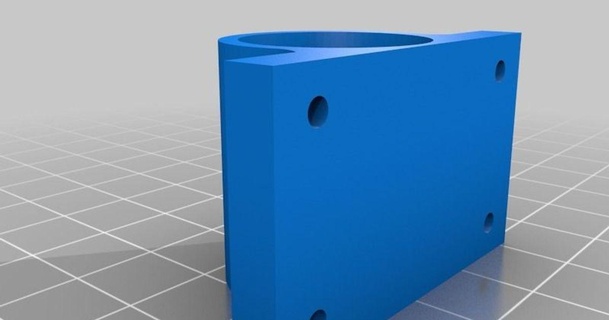 migliorato blocco silenzioso peterpensa Scarica gratuito stl modello printablescom 3d Modelli stampanti aggiornamenti guida cuscinetto portacuscinetto design 3d print model - Mito3D