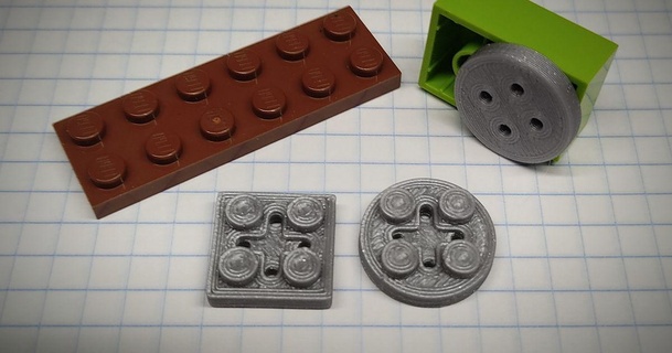 Lego botones juancallo descargar gratis stl modelo imprimiblescom 3d modelos Moda accesorios 3dprintedbuttons botón legocompatible 3d print model - Mito3D