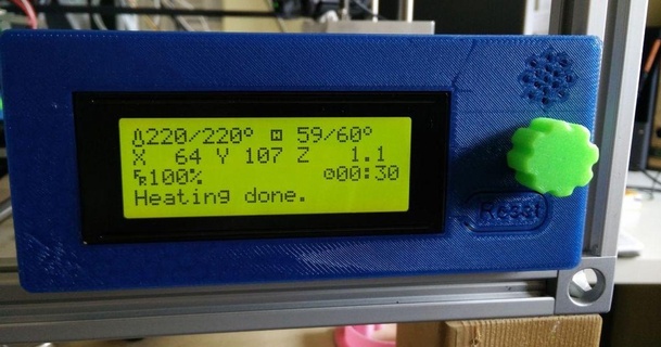 lcd ön plaka yeniden hesaplama akıllı kontrolör 3d hummel indir Bedava stl model printablescom modeller yazıcılar yükseltmeler tutucu LCDmount kapamak 3d print model - Mito3D