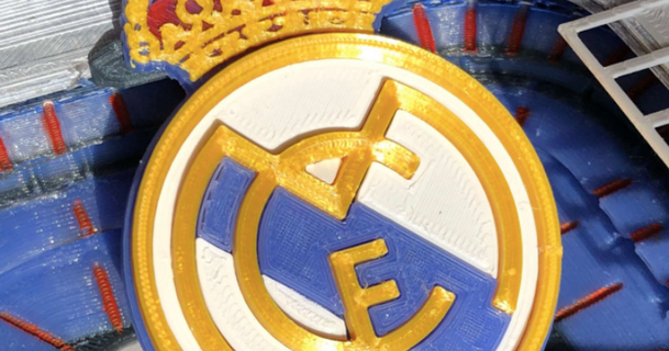 gerçek Madrid cf amblem dany Nchez indir Bedava stl model printablescom 3d modeller Sanat tasarım 2d tabaklar logolar bardak altlığı ispanya Futbol futbol 3d print model - Mito3D