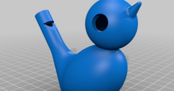 pájaro silbar theo descargar gratis stl modelo imprimiblescom 3d modelos juguetes juegos aire libre 3d print model - Mito3D