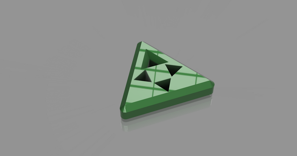 maldito amor triangulos Scheimann descargar gratis stl modelo imprimiblescom 3d modelos disfraces accesorios disfraz botón triángulo triangular 3d print model - Mito3D