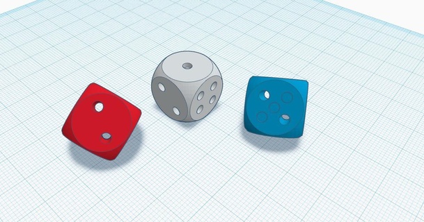 emergency dice button bushi download free stl model printablescom 3d models toys & games board buttons clothesbutton game 3d print model - Mito3D