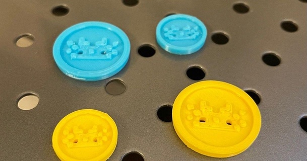 axolotl boutons Minecraft inspiré Ratatouille Télécharger libre stl modèle imprimablescom 3d modèles mode accessoires bouton 3d print model - Mito3D