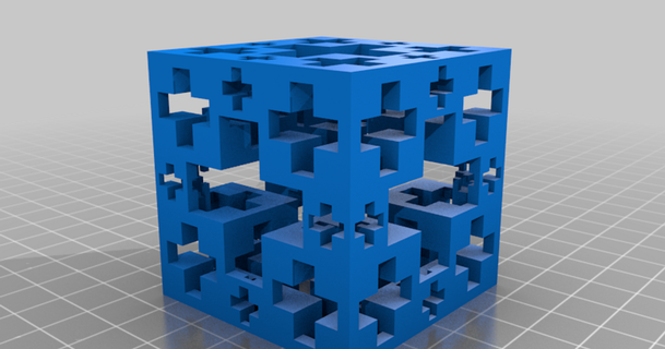 jerusalem cube order 0 1 2 melmaking download free stl model printablescom 3d models learning math 3dfractal fractal jerusalemcube 3d print model - Mito3D