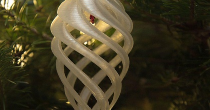 spiral ornament kelly egan download free stl model printablescom 3d models seasonal designs winter & christmas year's 3d print model - Mito3D