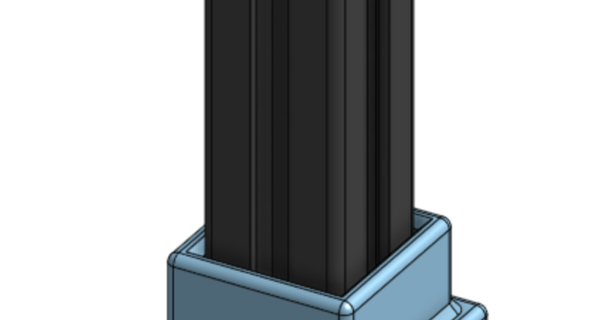 3030 extrusion pied psyvision Télécharger libre stl modèle imprimablescom 3d modèles imprimantes mises niveau 3d print model - Mito3D