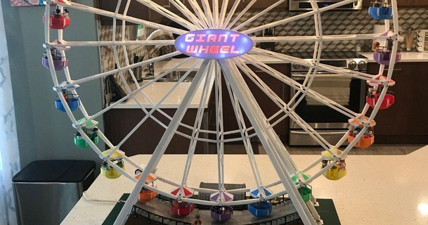 gigante Ferris rueda asus1357 descargar gratis stl modelo imprimiblescom 3d modelos juguetes juegos noria 3d print model - Mito3D