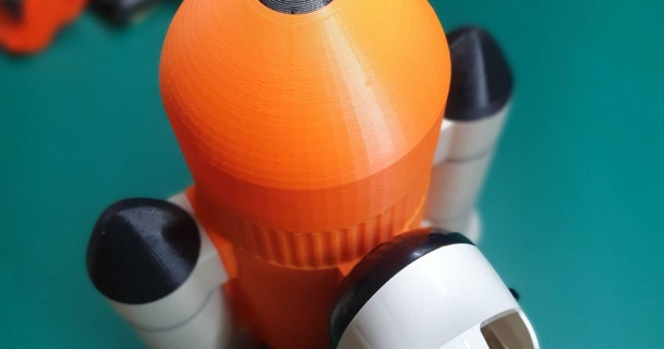 Lego duplo lanzadera compatible externo tanque aumentador presión cohetes sh descargar gratis stl modelo imprimiblescom 3d modelos juguetes juegos niños 3d print model - Mito3D