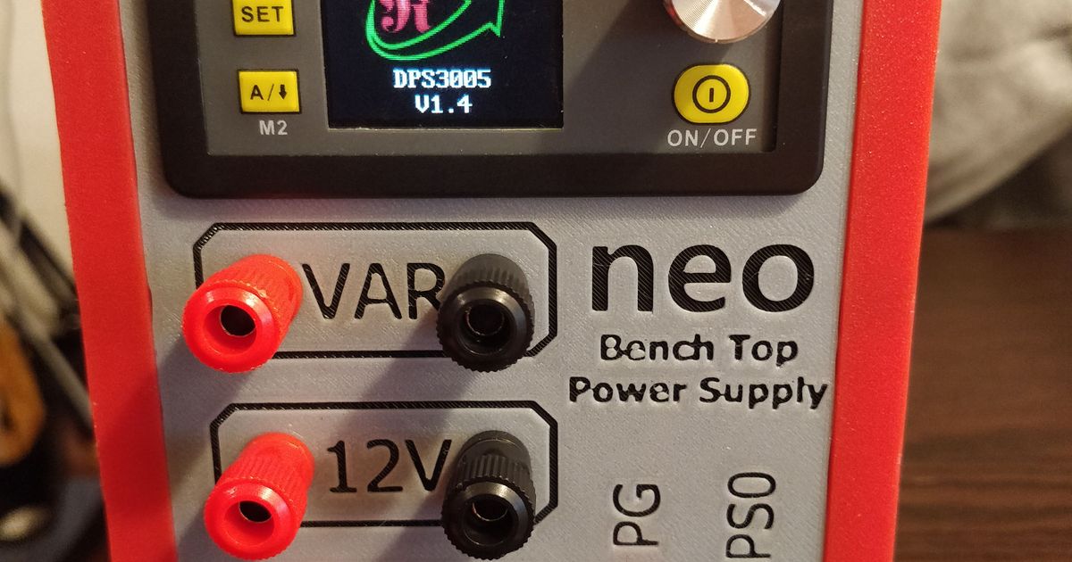 atx benchtop power supply 0-30v neo remix-remix neozoen download free stl model printablescom 3d models hobby & makers tools benchtoppowersupply electronics powersupply 3D print model - Mito3D