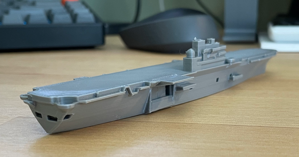 uss tripoli lph-10 iwo jima-class amphibious assault ship talon download free stl model printablescom 3d models toys & games vehicles carrier navy 3d print model - Mito3D