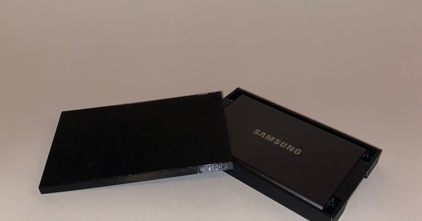 samsung t7 ssd protecteur Cas gaine Matthieu Télécharger libre stl modèle imprimablescom 3d modèles gadgets ordinateurs couverture 3d print model - Mito3D