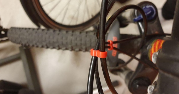 montain bike cables clips gasper download free stl model printablescom 3d models sports & outdoor 3d print model - Mito3D