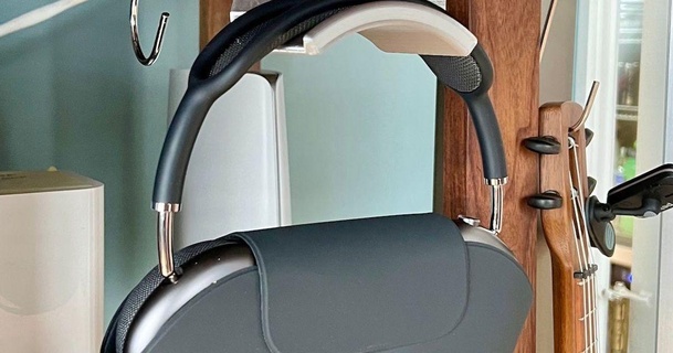 auricular soporte edificación ajustable escritorio desmodrómico descargar gratis stl modelo imprimiblescom 3d modelos casa oficina airpods hangar percha 3d print model - Mito3D