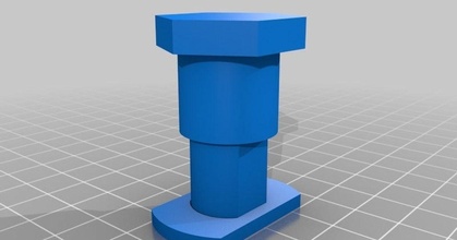button toilet tank noswall download free stl model printablescom 3d models household bathroom 3d print model - Mito3D