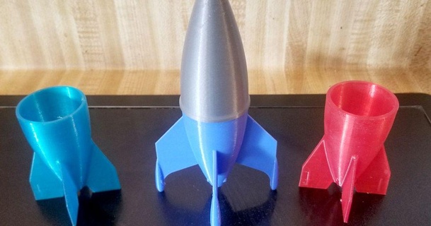cohete Disparo lentes Jamie arcilla descargar gratis stl modelo imprimiblescom 3d modelos casa equipo Geminis vaso v2 3d print model - Mito3D
