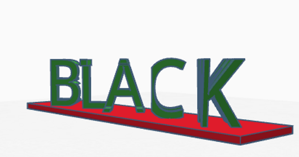siyah beyaz çift mektup yanılsama tutoluqui indir Bedava stl model printablescom 3d modeller hobi yapımcılar fikirler illüzyonlar 3d print model - Mito3D