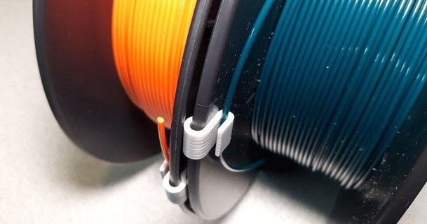 iplik kelepçe klips biriktirmek 1 75 mm 3d muc indir Bedava stl model printablescom modeller yazıcılar Aksesuarlar kelepçeler bobin filament makara tutucusu 3d print model - Mito3D