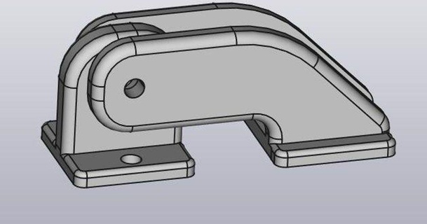 rc landing flaps hinge - ver1 3d-muc download free stl model printablescom 3d models hobby & makers robotics 3d print model - Mito3D