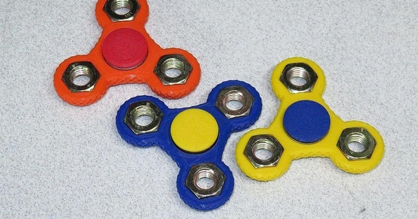 bearing caps fidget spinner - 608 3d-muc download free stl model printablescom 3d models toys & games outdoor fidgetspinner 3d print model - Mito3D