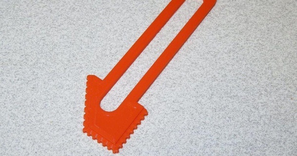 glue adhesive spatula grooves smal 3d-muc download free stl model printablescom 3d models hobby & makers tools 3d print model - Mito3D
