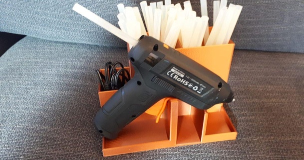 glue gun holder ermes download free stl model printablescom 3d models hobby & makers tools gluegun tacklife 3d print model - Mito3D
