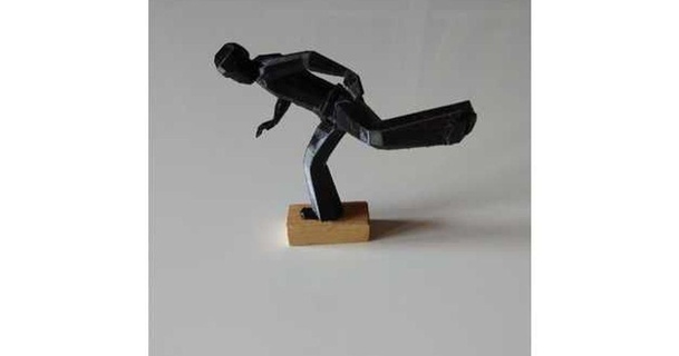 capoeira kick marco download free stl model printablescom 3d models art & design sculptures 3d print model - Mito3D