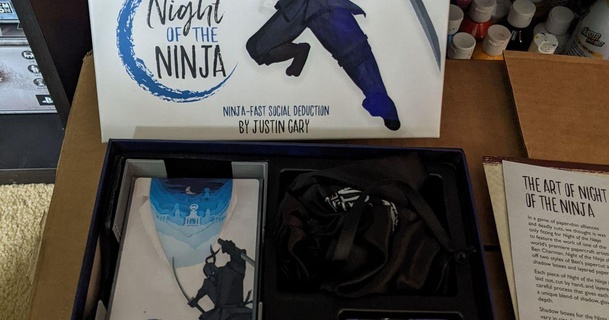gece ninja Kutu eklemek organizatör kollu kart Kulp destek hayzeus indir Bedava stl model printablescom 3d modeller oyuncaklar oyunlar yazı tahtası masa oyunu Boardgameinsert ekleri oyunları 3d print model - Mito3D