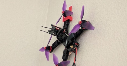 zumbido gancho nathan descargar gratis stl modelo imprimiblescom 3d modelos pasatiempo hacedores rc robótica acortar drones fpv250 suspensión pared 3d print model - Mito3D