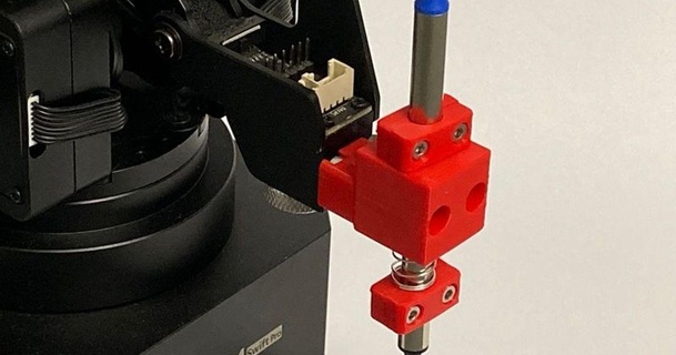Stifthalter fragen download frei stl Modell Printablescom 3d Modelle Hobby Macher mechanisch Teile cnc fusion360 Plotter Roboterarm 3d print model - Mito3D