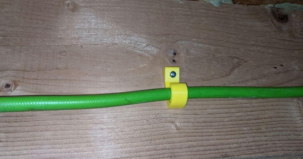 hose hanger compressed air kaje download free stl model printablescom 3d models hobby & makers mechanical parts bracket clamp clip mount 3d print model - Mito3D