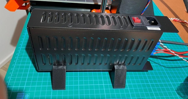 black psu foot holder stand eds 3d shop download free stl model printablescom models printers - upgrades fuss mk3s mount 3d print model - Mito3D