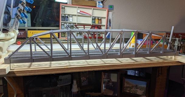 196 foot ho scale girder truss bridge - supporting sdhayes download free stl model printablescom 3d models toys & games modelrailroad 3d print model - Mito3D