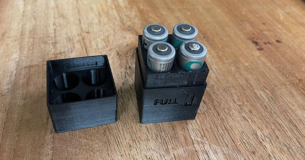 4xaa baterias caixa Viajantes igtbeetle baixar livre stl modelo printablescom 3d modelos aparelhos portátil dispositivos bateria mala 3d print model - Mito3D