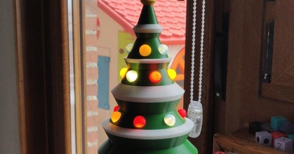 simple christmas tree lamp drodfro download free stl model printablescom 3d models seasonal designs winter & year's christmasdecoration christmastree 3d print model - Mito3D