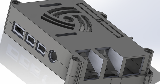 Ahududu pi 4 din Demiryolu durum kılıf gurnarok indir Bedava stl model printablescom 3d modeller hobi yapımcılar elektronik yemek odası dinrailmount Sanayi 3d print model - Mito3D