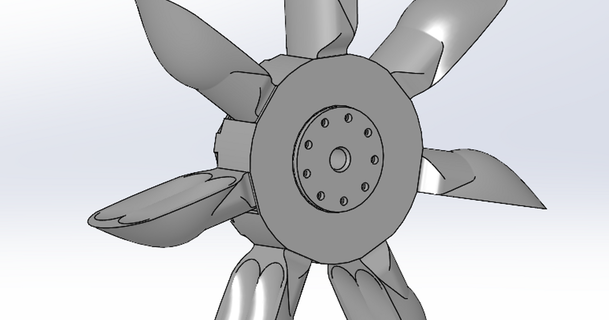 pelton impeller fluki download free stl model printablescom 3d models hobby & makers mechanical parts engine generator power 3d print model - Mito3D