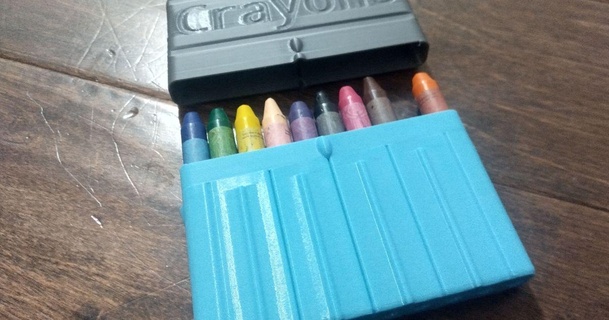 ranurado lápiz color caja reeder descargar gratis stl modelo imprimiblescom 3d modelos pasatiempo hacedores organizadores 3d print model - Mito3D