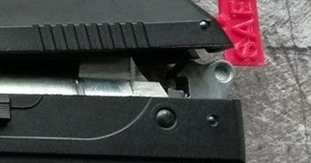 ar pistola segurança bandeira protetor facial baixar livre stl modelo printablescom 3d modelos Esportes 177 rifle culatra 3d print model - Mito3D