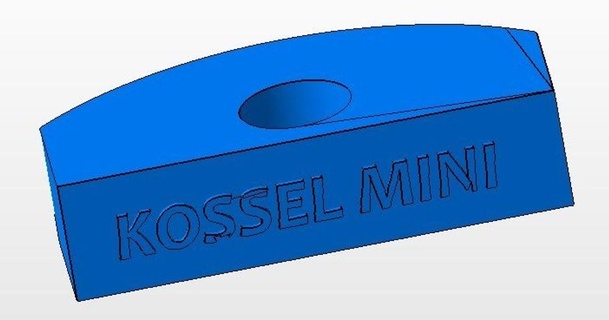 agarre cristal paraca Kossel mini vaso soporte abrazadera drtaly descargar gratis stl modelo imprimiblescom 3d modelos impresoras actualizaciones cama clip 3d print model - Mito3D