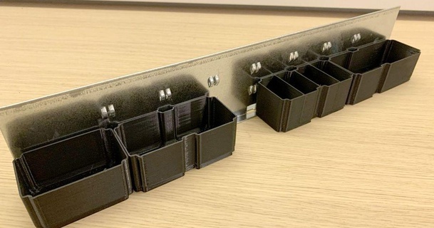 yarıklı Çekmece kutuları özelleştirilebilir Stier atölye çekmeceler joergp indir Bedava stl model printablescom 3d modeller hobi yapımcılar organizatörler Kutu özelleştirici openscad 3d print model - Mito3D