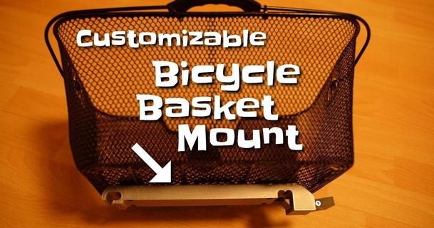 bicycle basket mount makkuro download free stl model printablescom 3d models sports & outdoor 3d print model - Mito3D