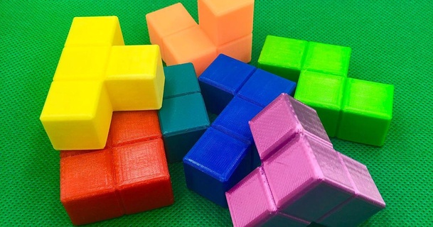 soma cube kostka3d download free stl model printablescom 3d models toys & games puzzles brain-teasers somacube 3dpuzzle puzzle puzzlegame 3d print model - Mito3D