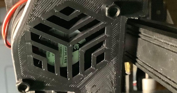 cr6-se cooling duct remixed creality logo cutout whatwouldanengineerdo download free stl model printablescom 3d models printers - upgrades coolingduct partcoolingduct 3d print model - Mito3D