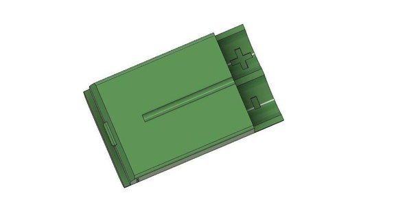 aa batterie titulaire soutien xbox360 fil manette Anderson réel néo Télécharger libre stl modèle imprimablescom 3d modèles gadgets vidéo Jeux 3d print model - Mito3D