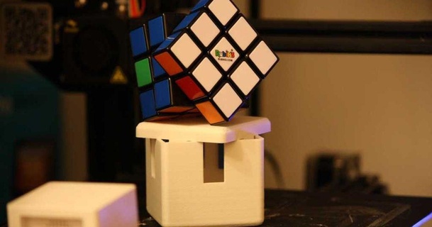 Rubik's cubo recipiente roprint2 baixar livre stl modelo printablescom 3d modelos brinquedos jogos ar 3d print model - Mito3D